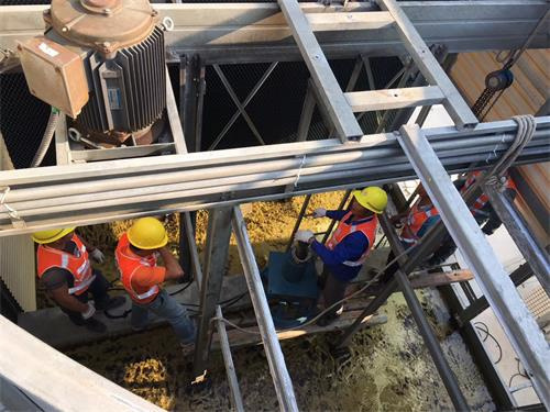 中央空調降噪治理方案,中央空調冷卻塔降噪